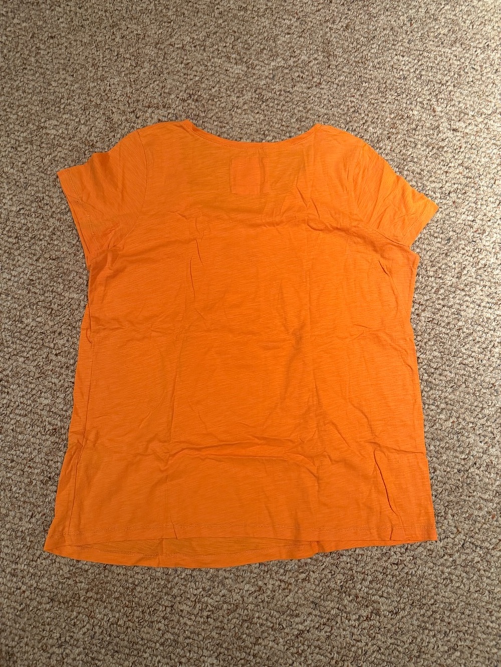 Avenue Vibrant Orange Short-Sleeve Scoop Neck Tee - Picture 7 of 7